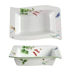 Wild Garden Floral Presentable Ovenware Temptations By Tara Baking Dish Holiday